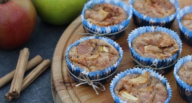 Muffinbroodje appel-kaneel