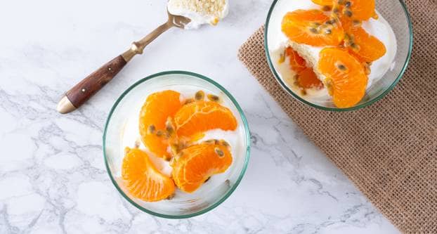 Trifle met mandarijn