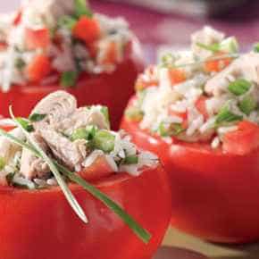 Gevulde tomaten met tonijn
