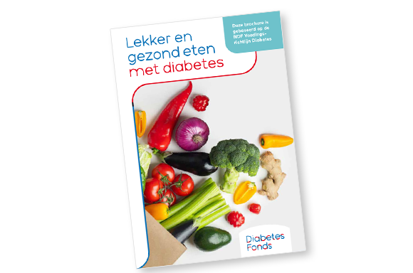 Lekker en gezond eten met diabetes brochure cover