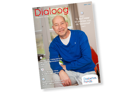 Voorkant Magazine Diabetes Fonds, Dialoog