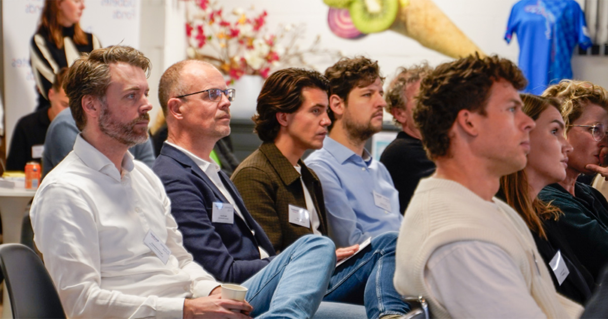 Gezonde businesclub event deelnemers