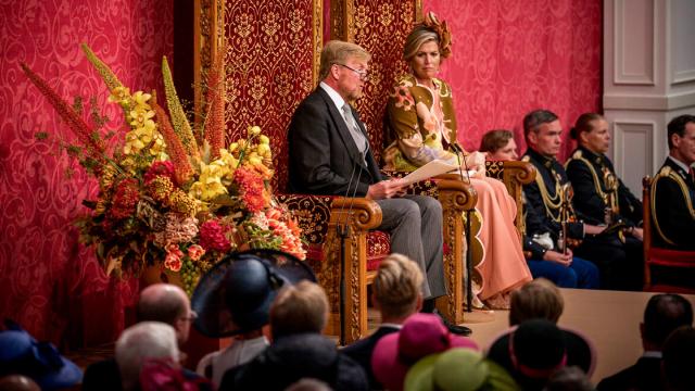 Foto: Voorlezen troonrede