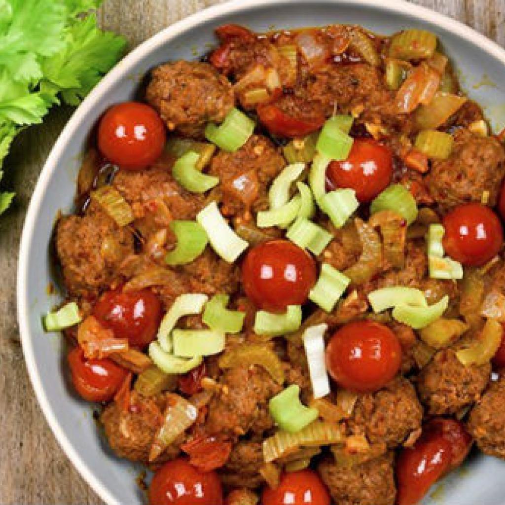 Pittige gehaktballetjes