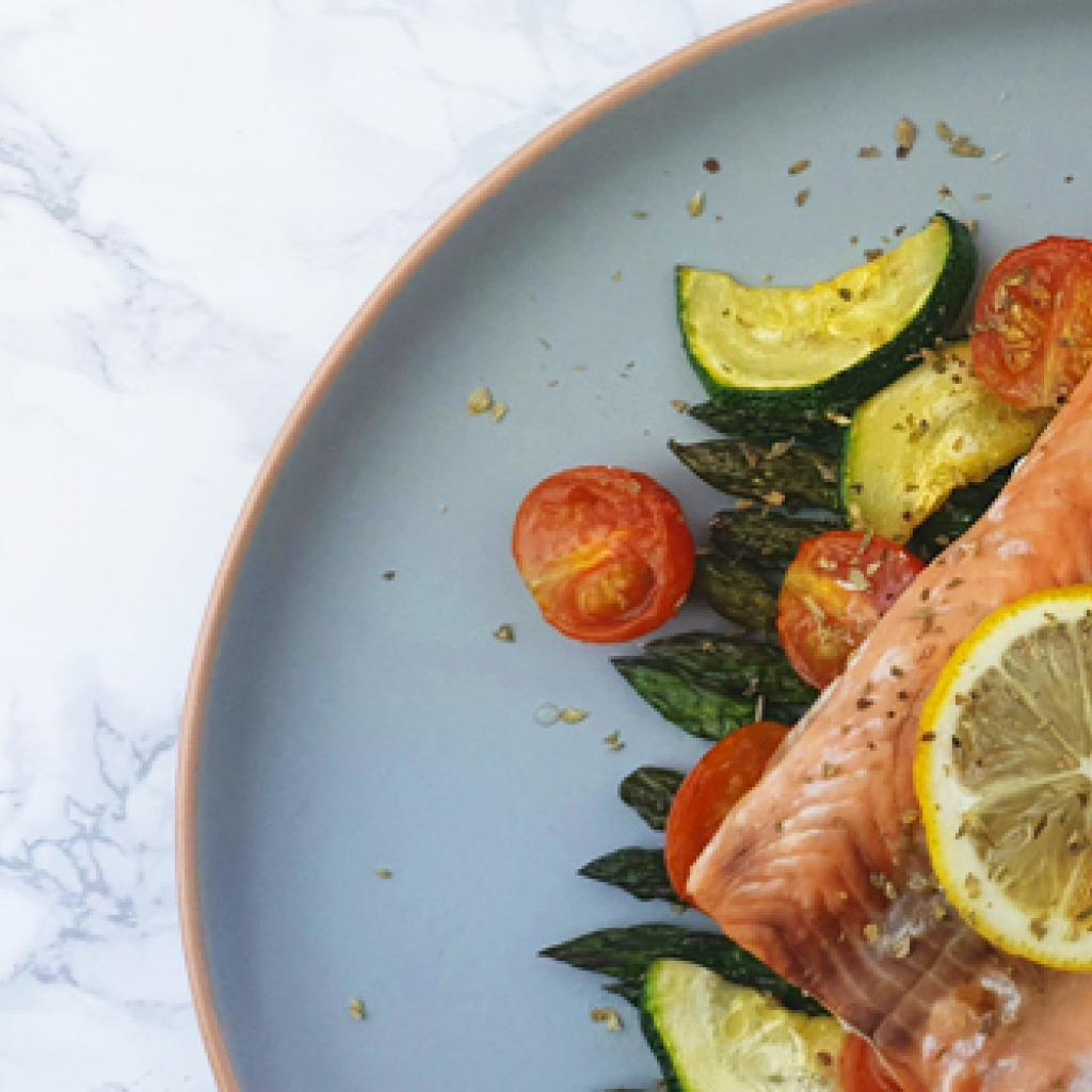 Zalm uit de oven