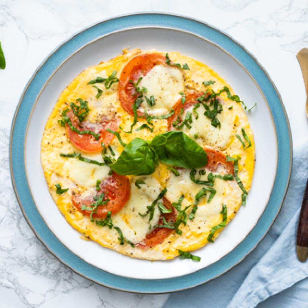 Caprese omelet