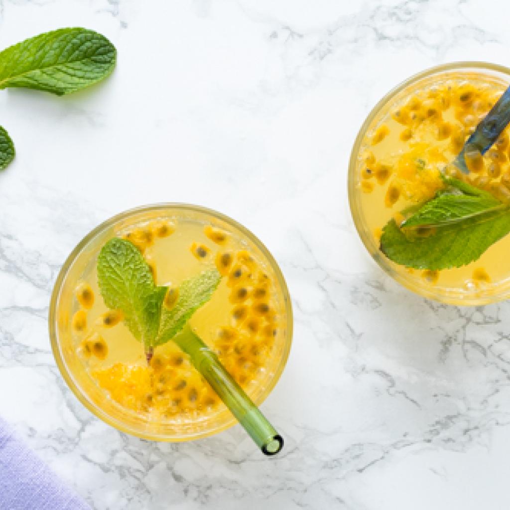 Passievrucht ice-tea