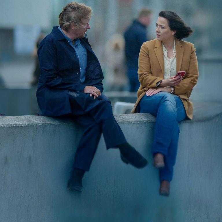 meneer diabetes en vrouw op bankje