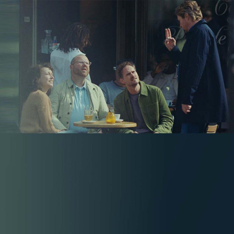 'Meneer Diabetes' spreekt 3 mensen aan op een terras