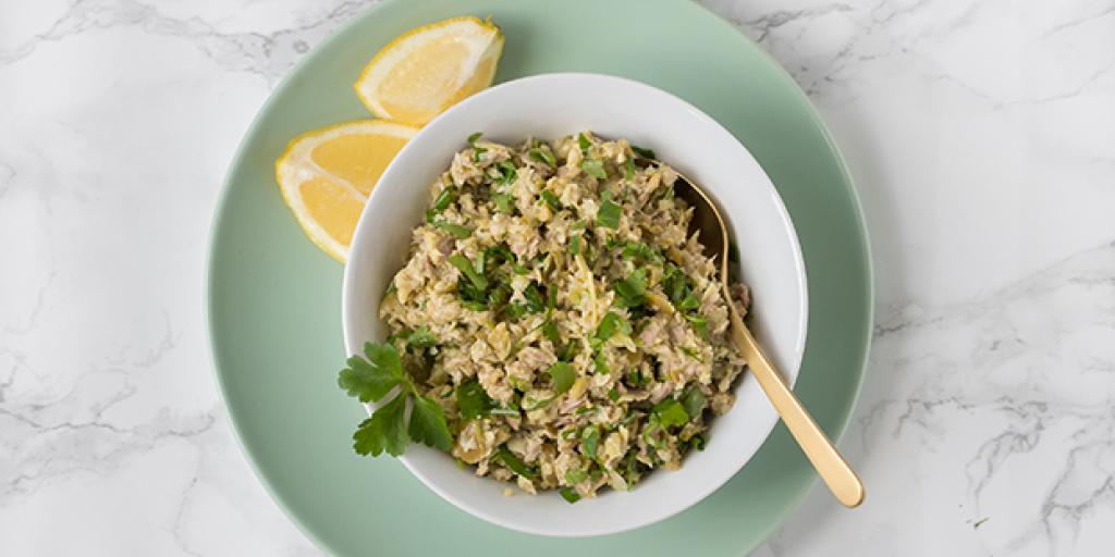 Tapenade artisjok, olijven en tonijn