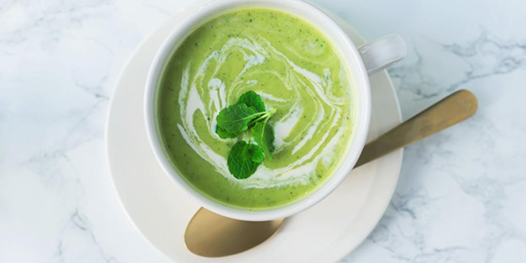 Frisse courgettesoep