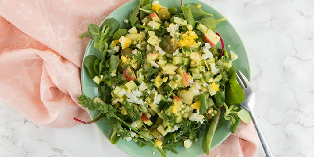 Salade met eikruim