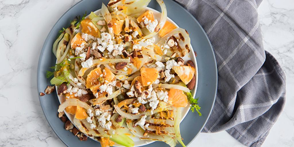 Gegrilde venkelsalade