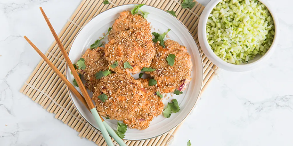 Zalm-sesamburgers