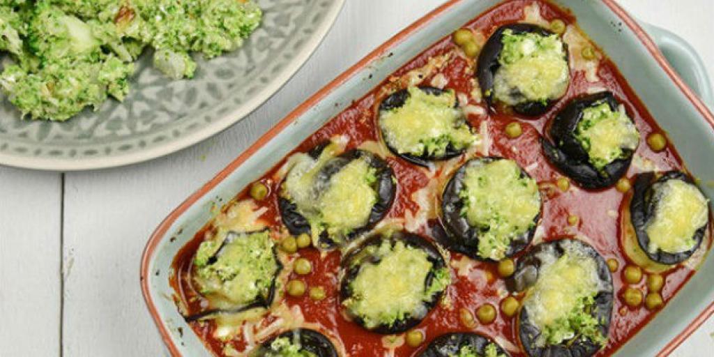 Aubergine cannelloni