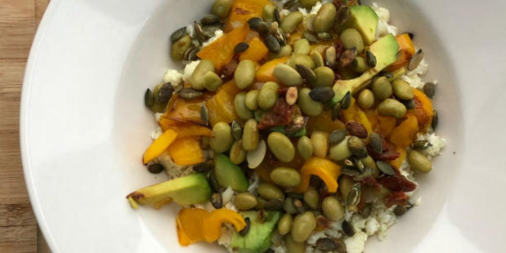 Salade met bloemkoolcouscous