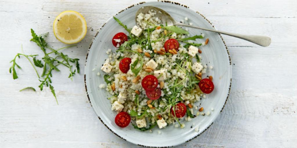 Italiaanse bloemkoolrijstsalade