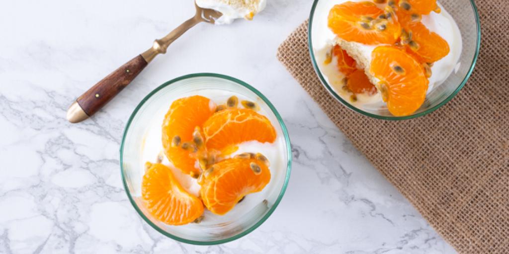 Trifle met mandarijn