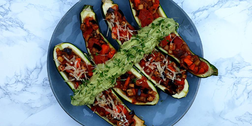 Gevulde courgettes