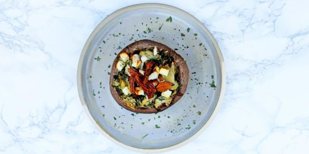 Gevulde portobello's