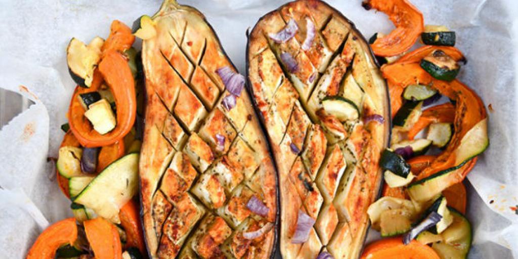 Kalfsvlees met chutney en pompoen