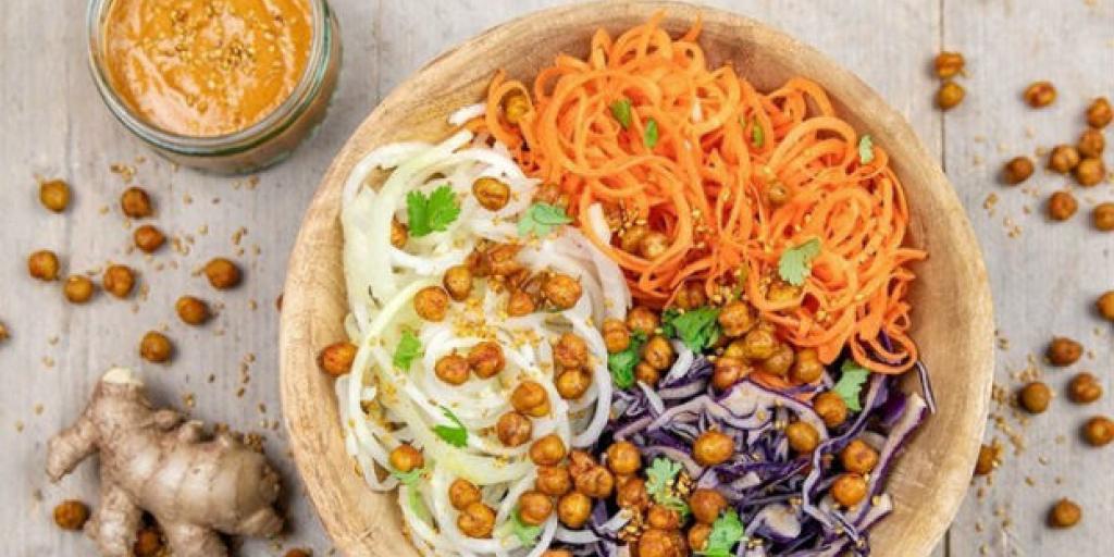 Kikkererwten salade bowl