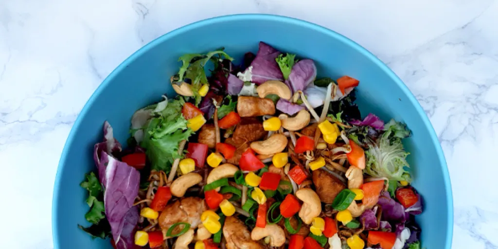 Kip teriyaki salade