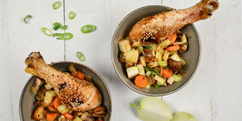 Surinaamse kip drumsticks