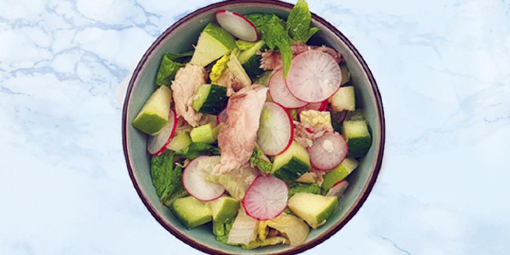 Makreelsalade met radijs