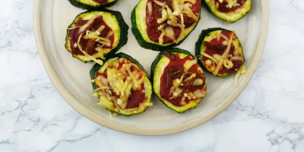 Courgette pizza's