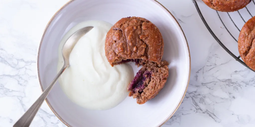 Muffins met kersen