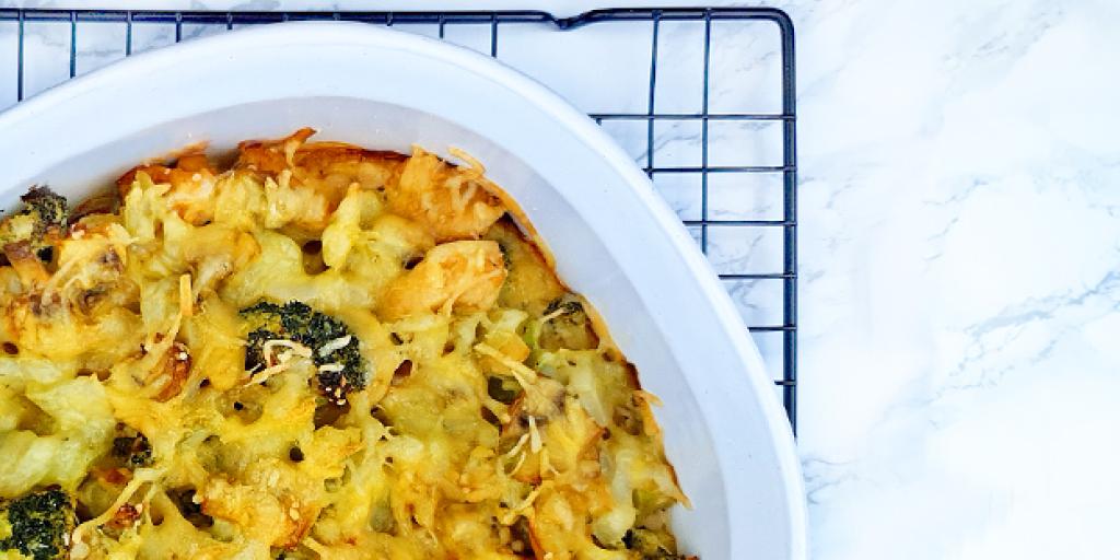 Ovenschotel met kip en groenten