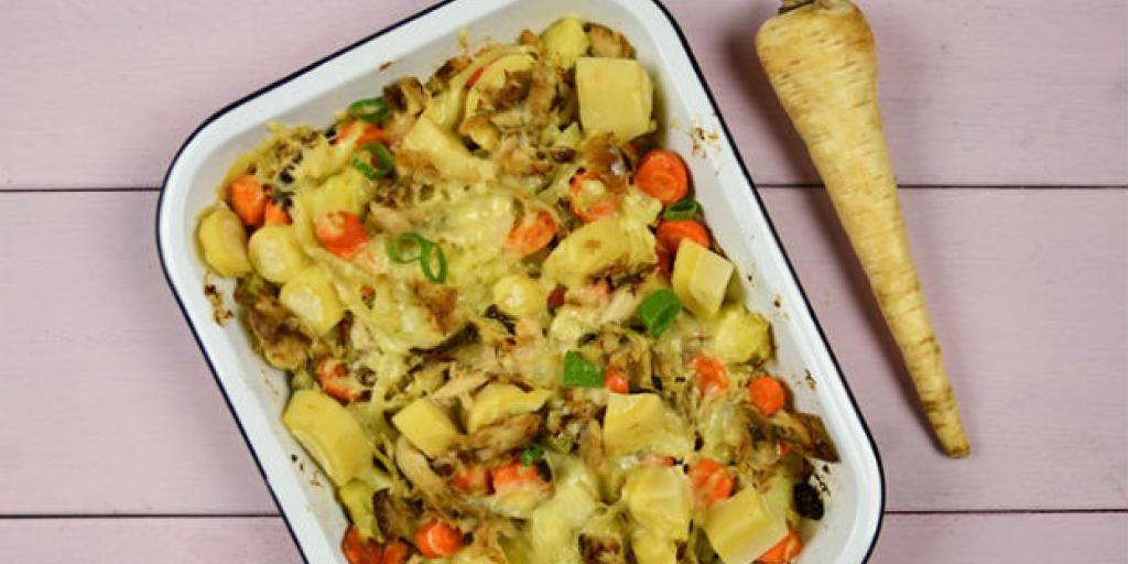 Ovenschotel met pastinaak