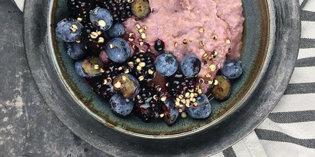 Pimpelpaarse havermout