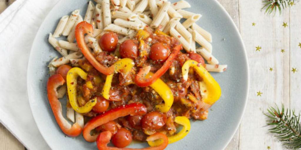 Pasta peperonata