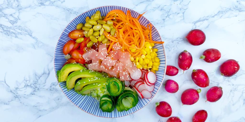 Pokébowl met tonijn