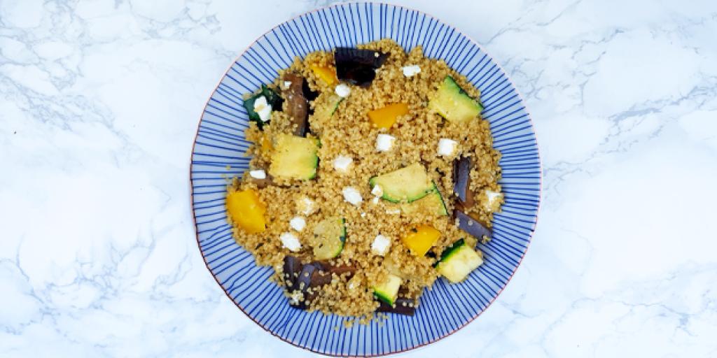 Quinoa met gegrilde groenten