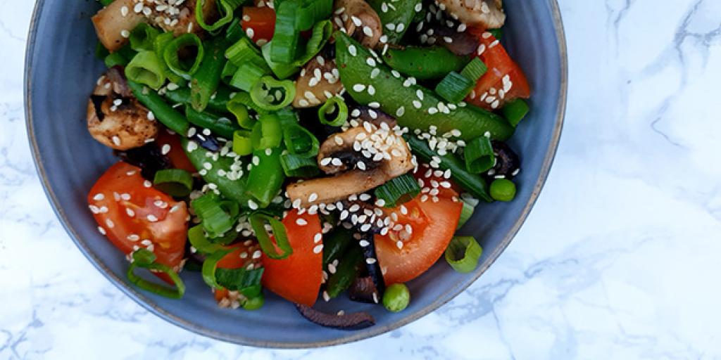 Salade van sperziebonen