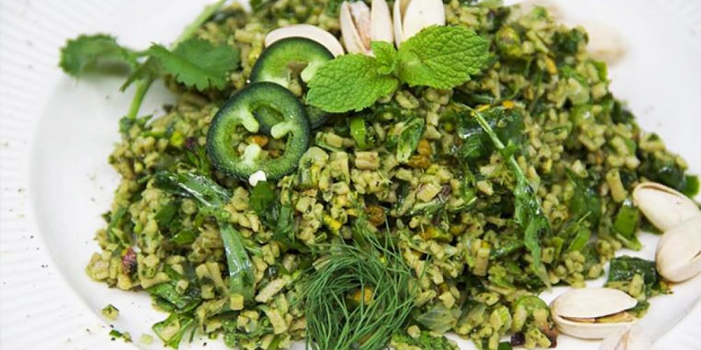 Groene maaltijdsalade