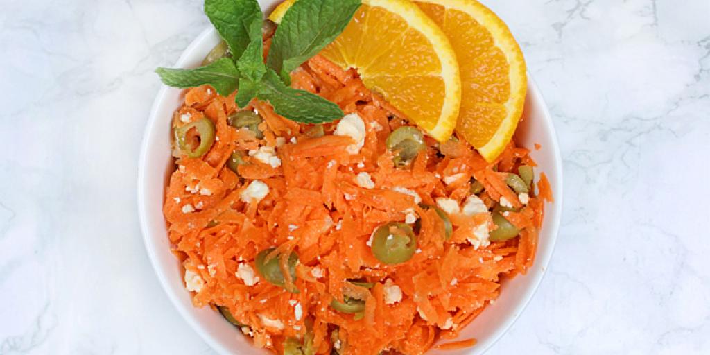 Oranje wortelsa­lade