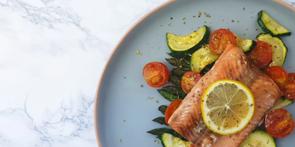 Zalm uit de oven