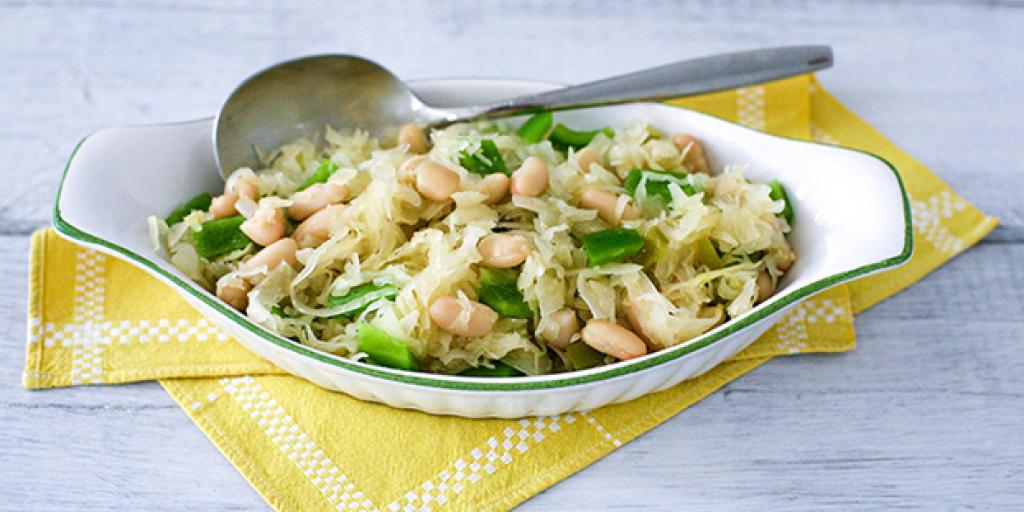 Zuurkool met witte bonen