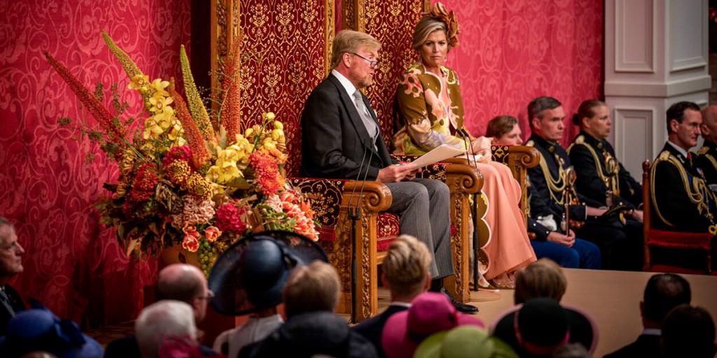 Foto: Voorlezen troonrede