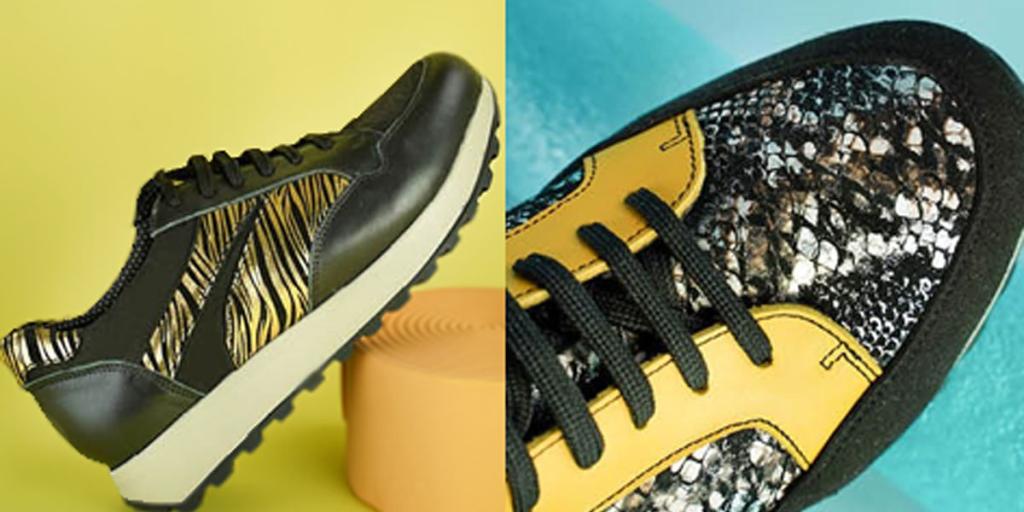 Foto van 2 paar schoenen uit de schoenencollectie voor mensen met diabetes