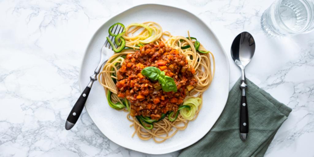 Pasta bolognese met spaghettimix