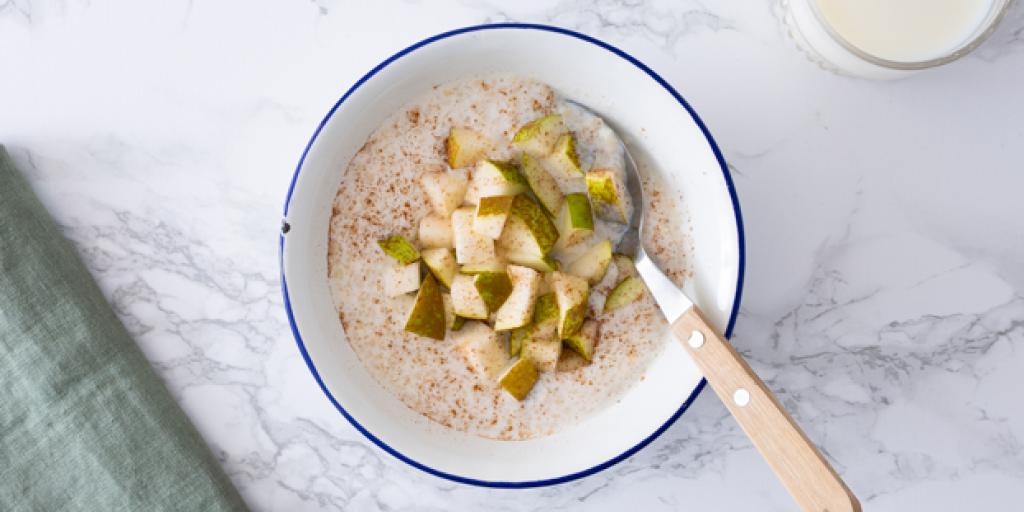 Boekweit grutten met peer en kaneel