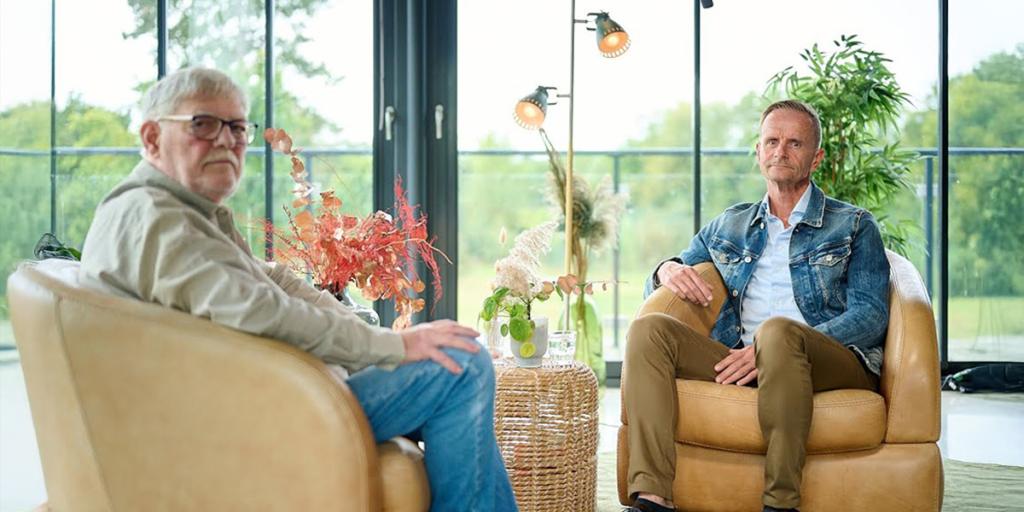 Frank met chronische nierschade in gesprek met Eric