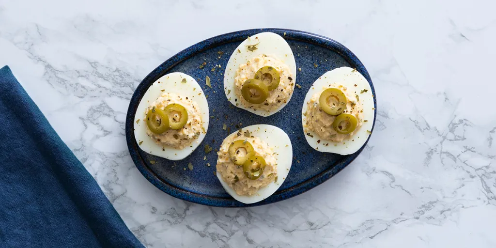 Gevuld eitje met feta