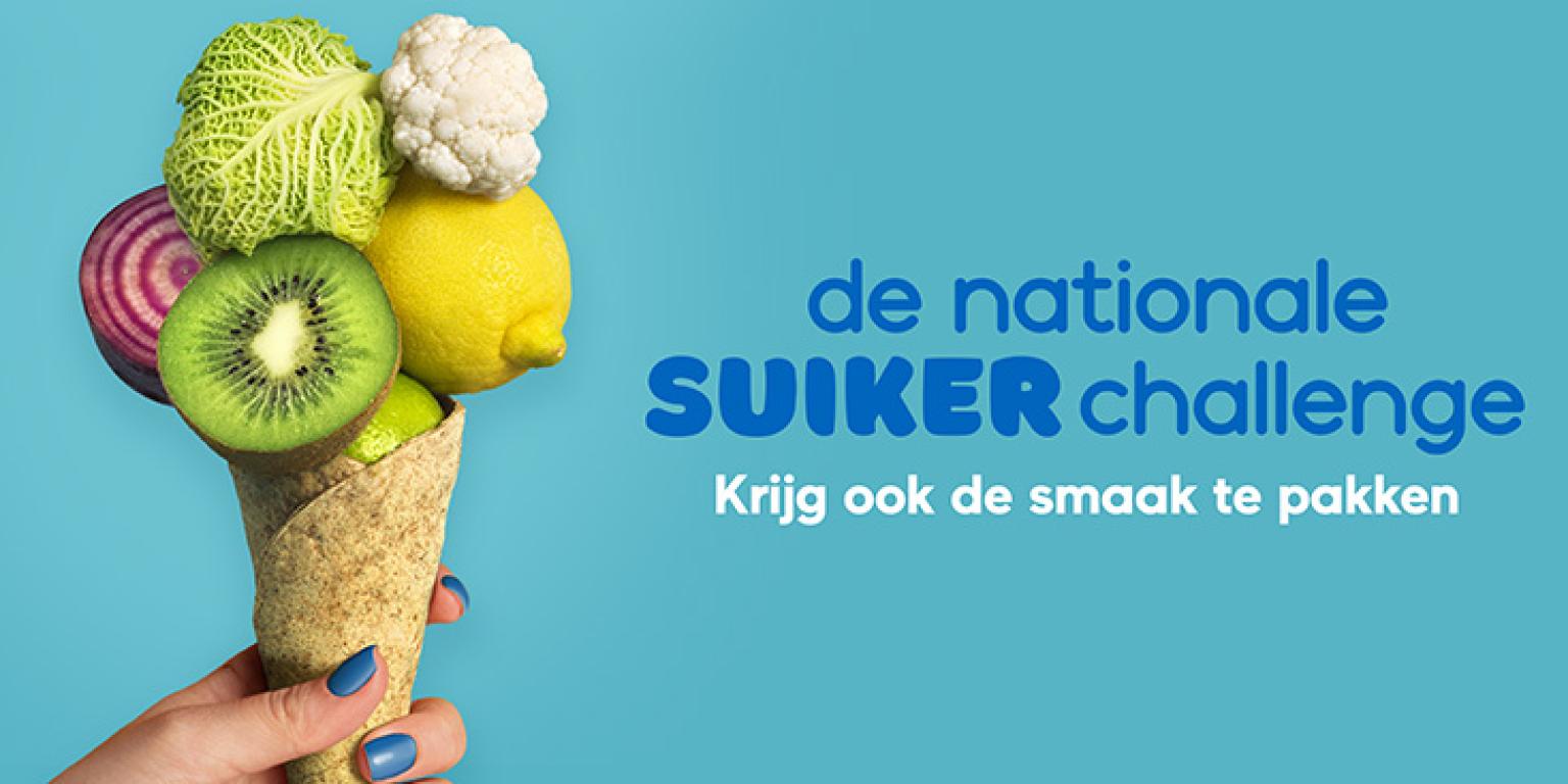 IJsje van groente en fruit, symbool van de nationale suiker challenge