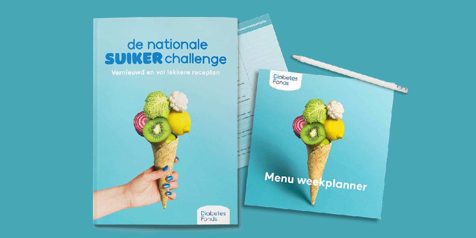 Voordeelpakket van de Nationale Suiker Challenge: Magazine en weekplanner